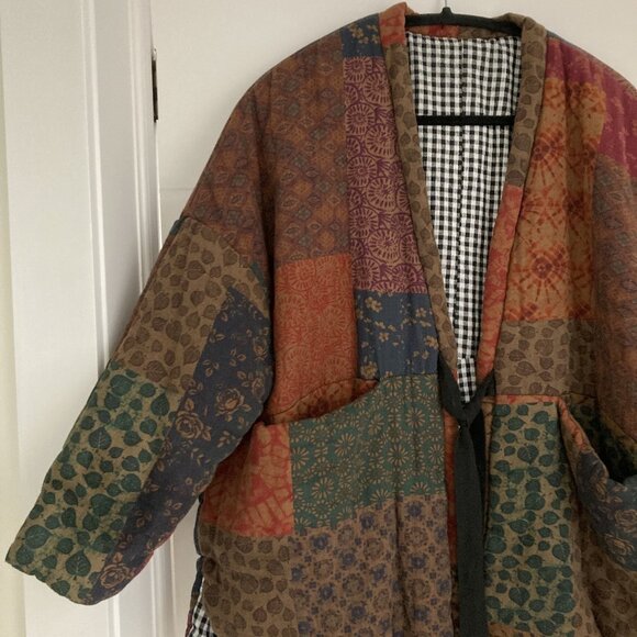 Unique Autumn/Winter 100% Cotton Quilted Jacket, M/L, multicolor - Picture 6 of 12